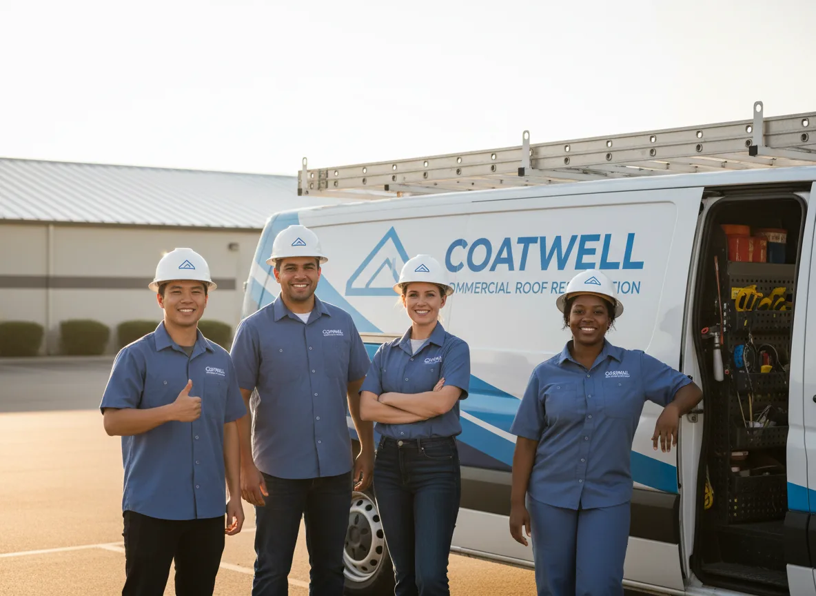 Commercial roof coating company in Rattan, OK